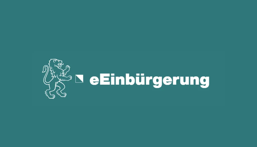 Die Wortmarke von eEinbürgerungZH, dem digitalen Einbürgerungsverfahren des Kantons Zürich